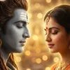 Divine Shiva Parvati Love Spiritual HD Wallpaper