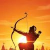 Happy Ram Navami Lord Rama Sunset HD Wallpaper