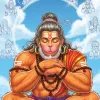 Hanuman Meditation Ram Darshan HD Wallpaper