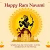 Golden Ram Navami Festival Art Lord Ram Wallpaper