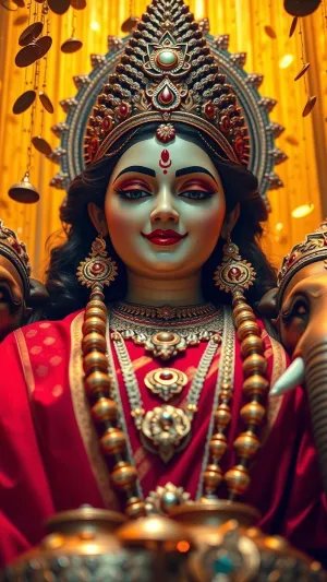 Happiness and prosperity in life with the infinite grace of Maa Lakshmi