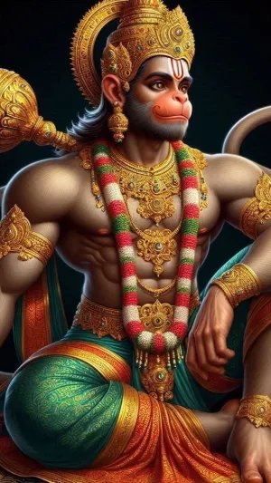 🔱 Shri Hanuman – The Divine Warrior