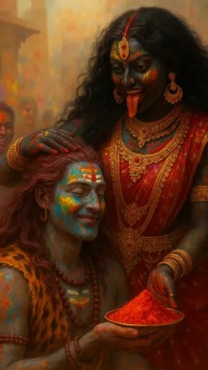 Divine Union of Shiva and Shakti – Holi Celebration