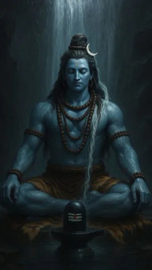 Silence of the Himalayas — Mahadev in Meditation