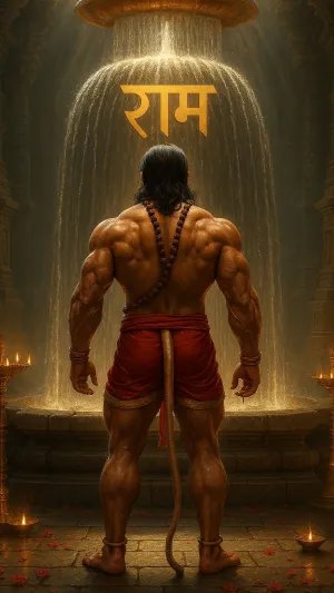 Powerful Lord Hanuman HD Wallpaper – Jai Shri Ram 4K Background