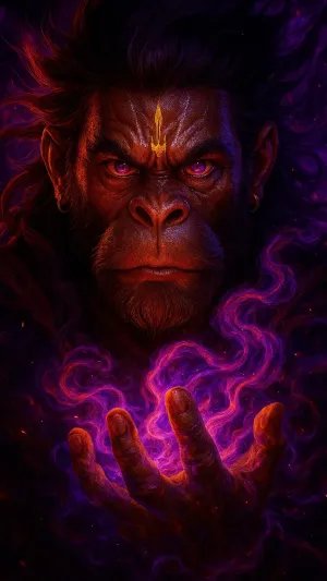 Divine Power of Lord Hanuman: Embodiment of Devotion, Strength, and Cosmic Energy