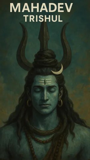 Mahadev Trishul Meditation Art