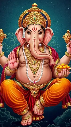 Blessed Lord Ganesha Wallpaper in HD