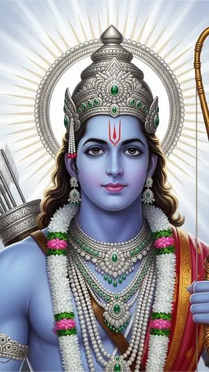Lord Ram HD Wallpaper – Divine Ram Darbar Artwork