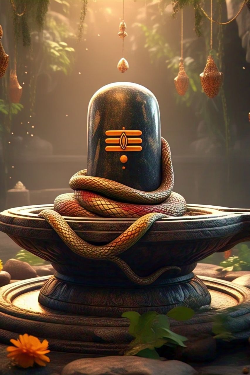 Divine Shivling Wallpaper – Sacred Symbol of Power & Devotion
