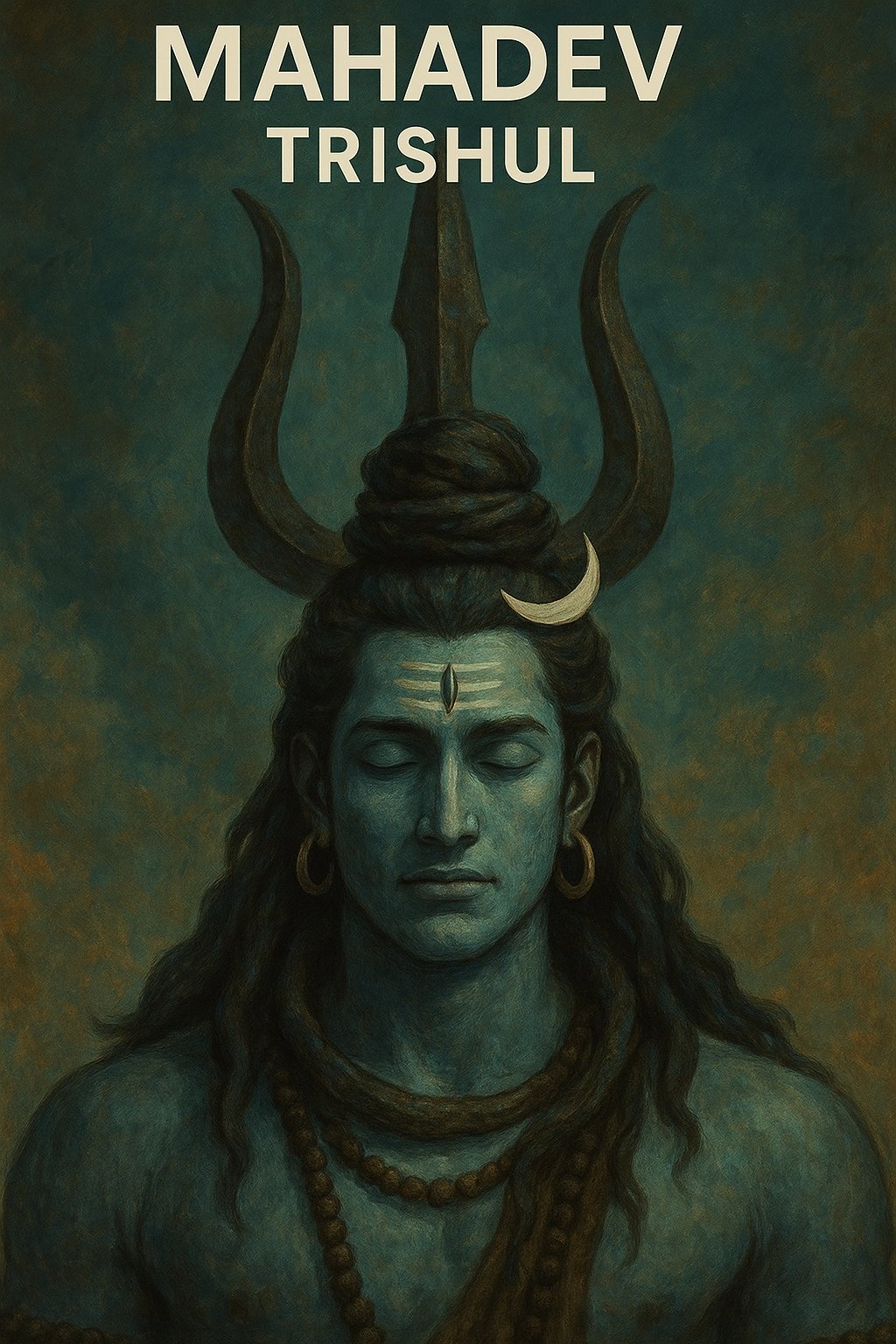 Mahadev Trishul Meditation Art