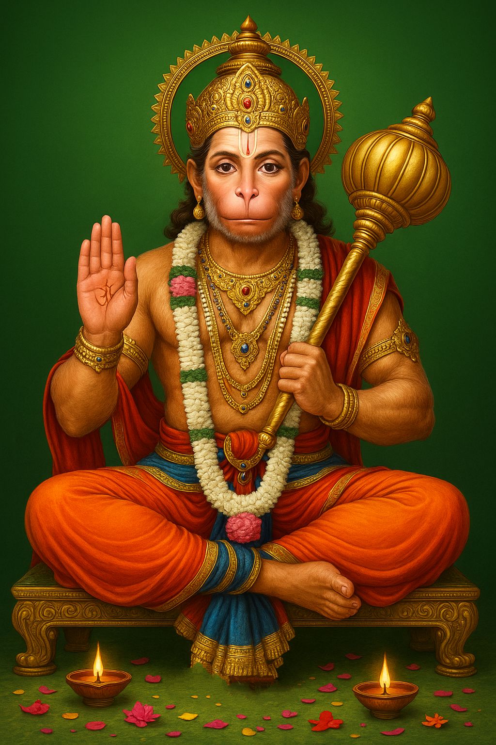 Powerful Hanuman Ji Blessing Wallpaper HD