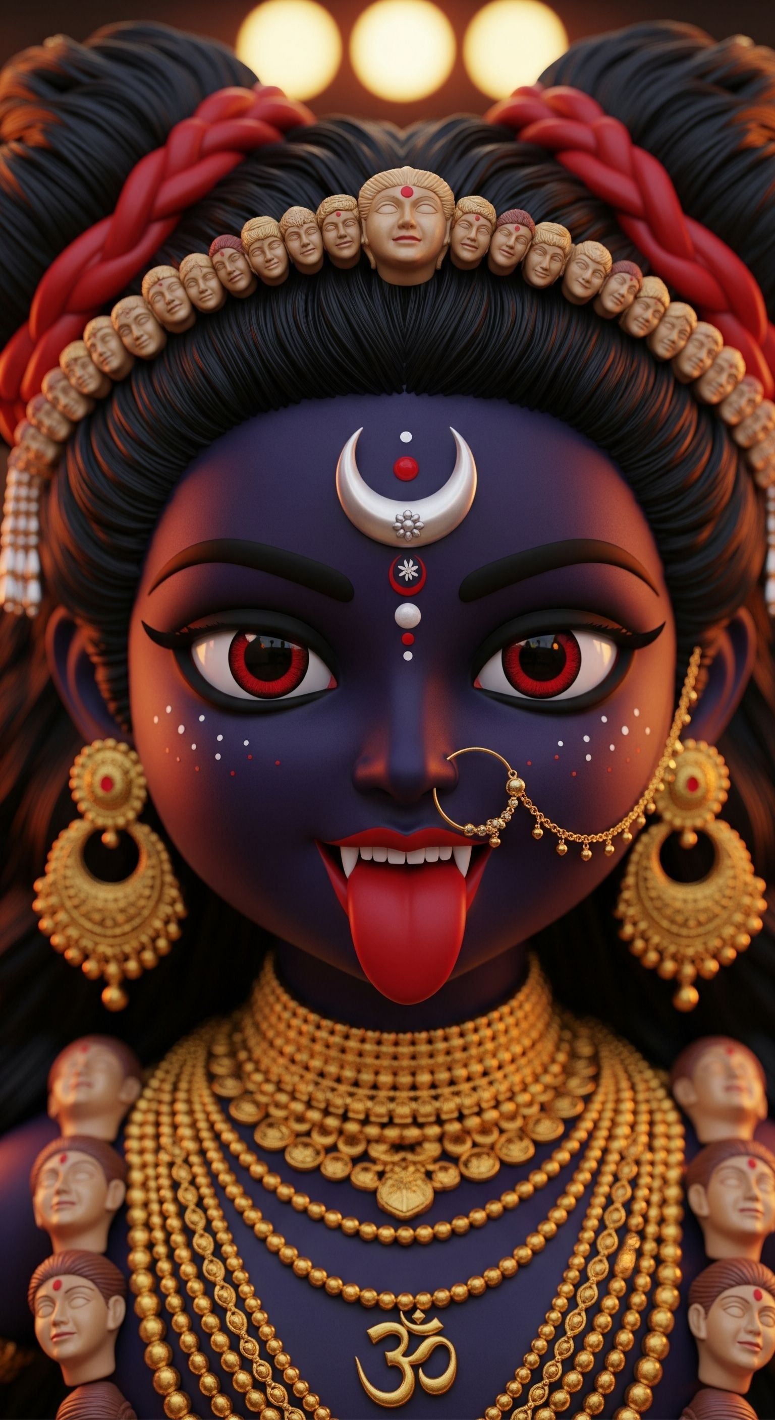 Divine Goddess Kali Fierce Shakti Devotional Art